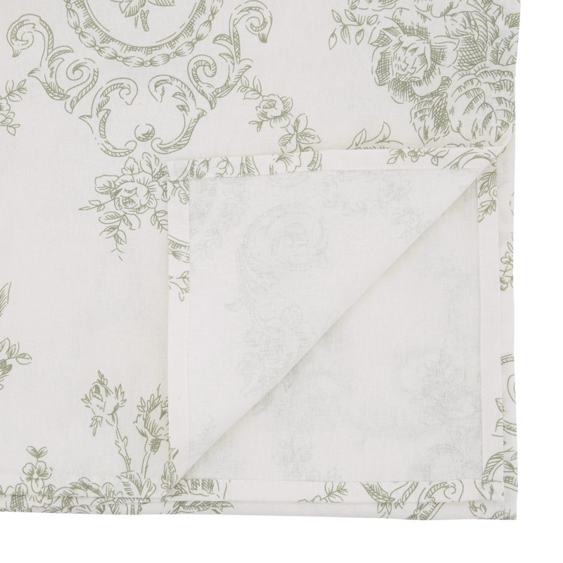 Chemin de table Vickrey, Olive, 72 po x 16 po
