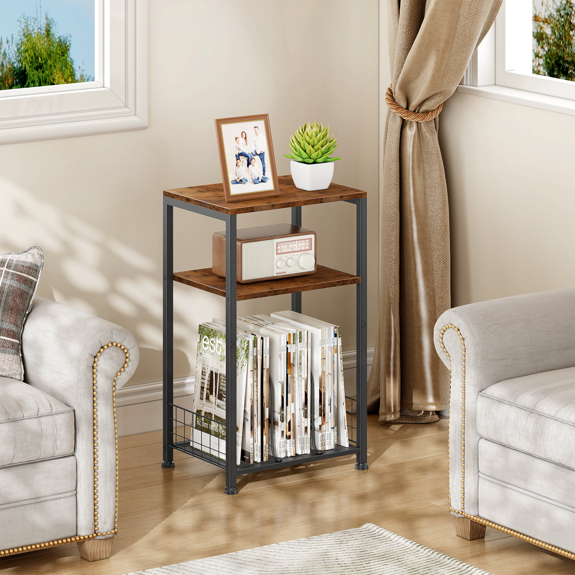 17 Stories 3 Tier Moveable End Table & Reviews - Wayfair Canada
