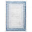 Tapis bleu / ivoire / bordé-1091765307