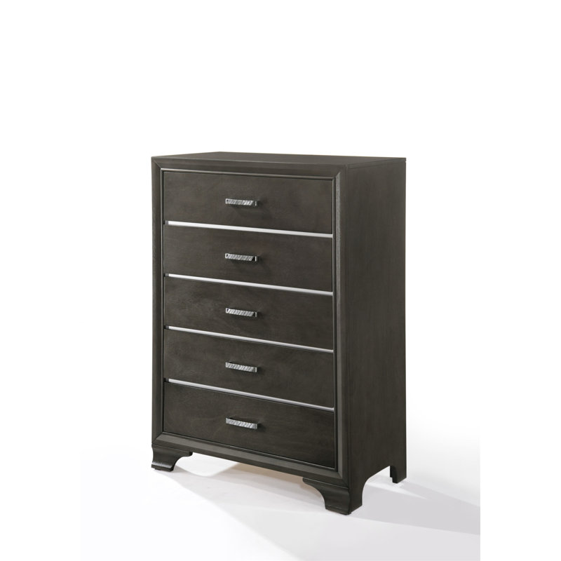 Commode 5 tiroirs, commode de chambre 5