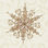 «Elegant Season Snowflake I Pink» par Daphne Brissonnet - impression sur toile tendue
