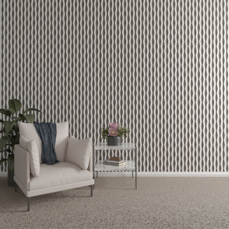 Ensemble de panneau mural décoratif à lattes réglables Eastport, H 94 po x l 1,5 po x P 0,5 po