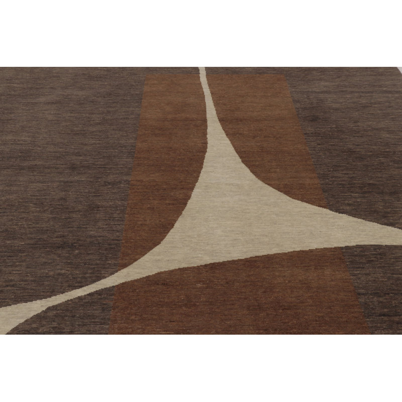 Modern One-of-a-Kind 9'0X12'0 Hand Knotted Area Rug