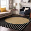 Tapis lavable à la machine de qualité supérieure à rayures AMF994-1676933470