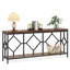 Très longue table d'appoint 70,86 po, console 2 niveaux-209094327