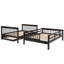Lit superposé dans la chambre à coucher avec lit gigogne simple et options de rangement spacieuses-273319006