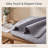 3 Pieces Quilt Set, Silk Satin Geometric Pattern Quilted Coverlet Set (1 Quilt, 2 Pillow Shams) - NTBAY-1582967261-1582967260