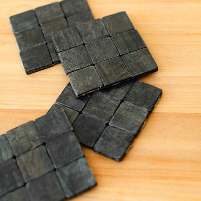 Square 4 Piece Coaster Set Set