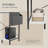 Hussan L-Shaped Metal Base Computer Desk-96847153