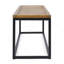 BANC EN BOIS ET MÉTAL JECO INDUSTRIAL