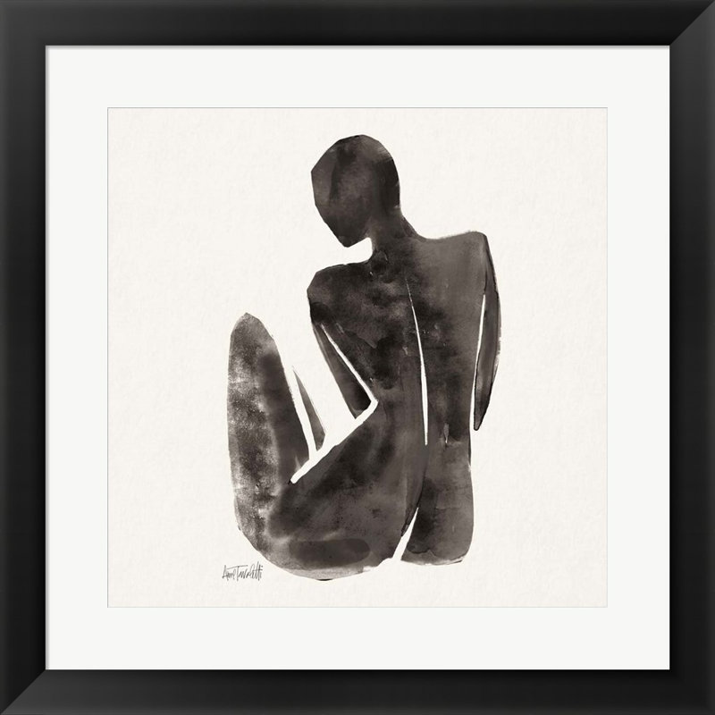 «Neutral Nudes II Sq» par Anne Tavoletti - Cadre photo unique, impression