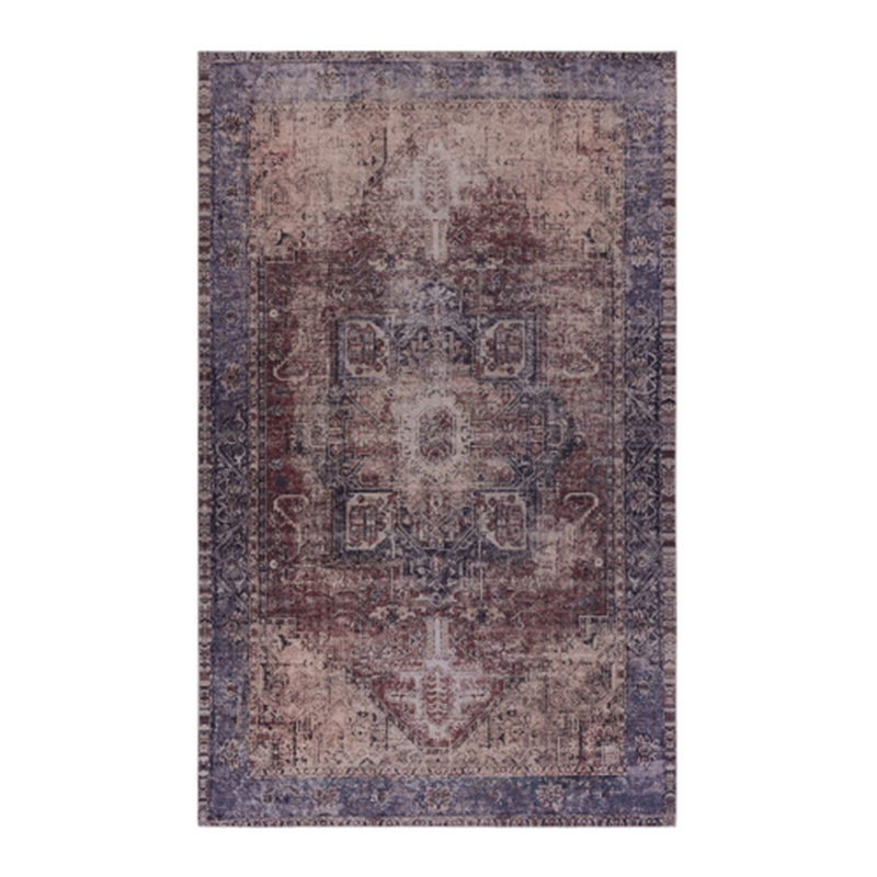 Tapis luxueux bourgogne riche, Rectangle de 5 pi x 8 pi