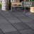  10 Pack 12" x 12" Stomp Stone Decorative Stepping Squares, Black