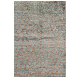 Hand-Knotted High-Quality Blue Area Rug