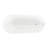 Ascent Casainc 60" Acrylic Freestanding Tub, Deep Soaking Bathtub with Pop-up Drain & Integrated Overflow, Matte White