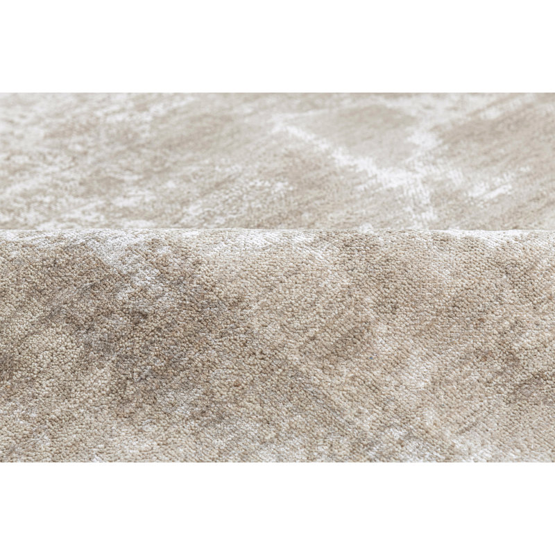 Handmade Wool Area Rug, Rectangle 5' x 8'
