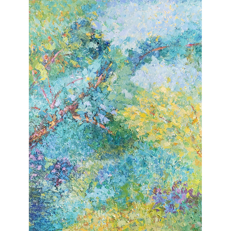 Allaire Garden Light Print by Marsha Heller, 31.25" H x 25.25" W