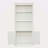 78.75'' Tall Display Shelves With 5 Colours Adjustable LED Ceiling Light, Retro-Style Bookcases With Tempered Glass Shelves For Living Room, Home, Office, Studio Or Workspace