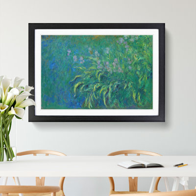 Irises by Claude Monet - Picture Frame Painting