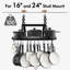 Delauter Hanging Ceiling Pot Rack 34-Inch for Kitchen with 20 S Hooks-94482006