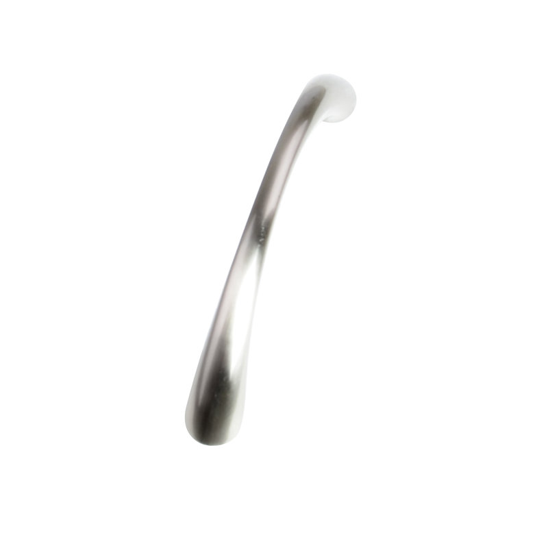 South Main Hardware 10-Pack, Modern Full-Curve Bow Cabinet Handle Pull, 2.5" Centre to Centre, Satin Nickel Finish