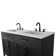 Sebastiano 54'' Double Bathroom Vanity with Engineered Stone Top