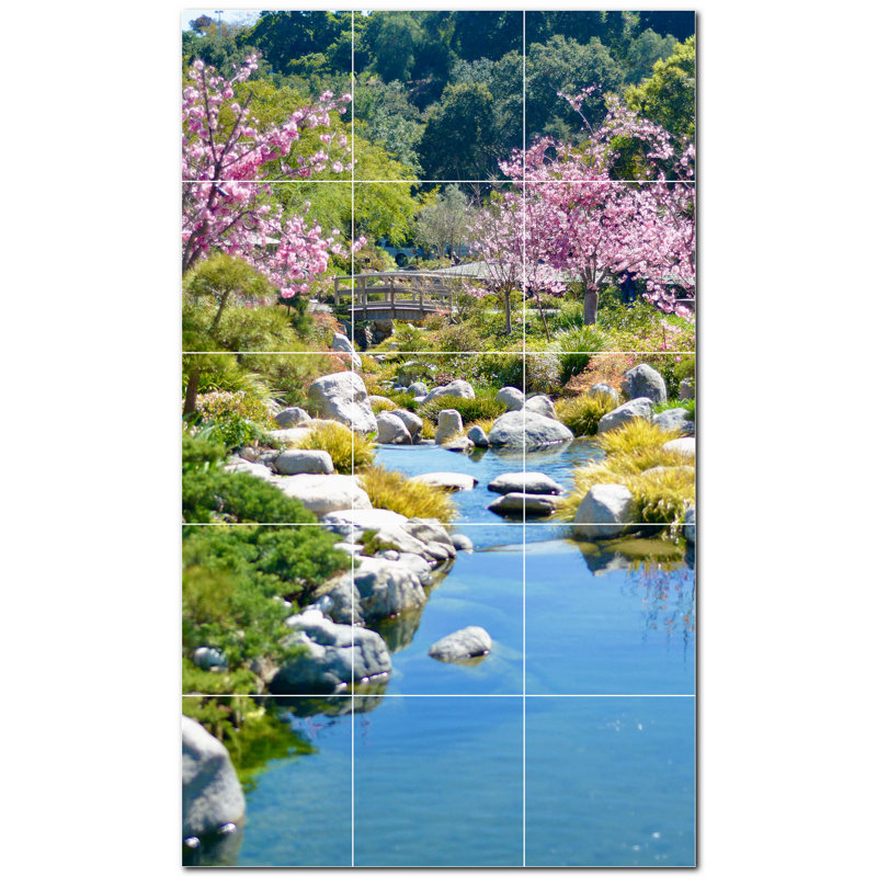 4.25'' x 4.25'' Satin Ceramic Decorative Mural