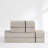 Linear Cotton Sheets French Oak 4 Piece Set King-116543537-116543534