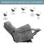 Prannoy 77cm Wide Velvet Lift Assist Standard Recliner-388297168