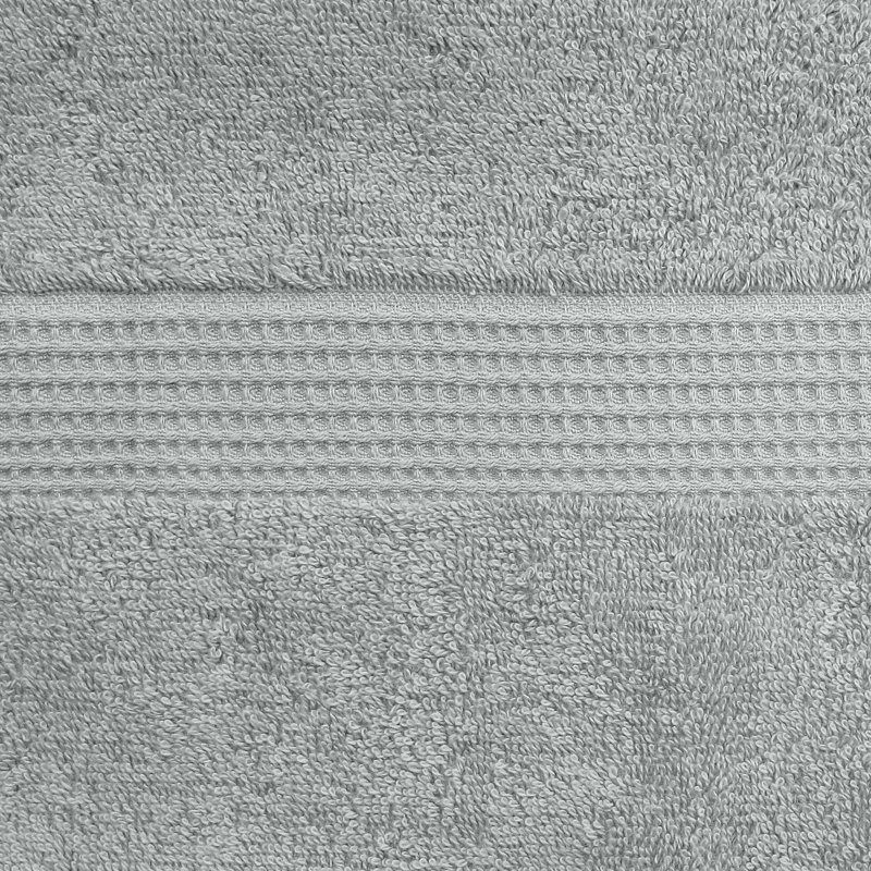 Perdew Bath Towel Super Absorbent 550 gsm Luxury Egyptian-Quality Cotton 70x125, Silver Gray