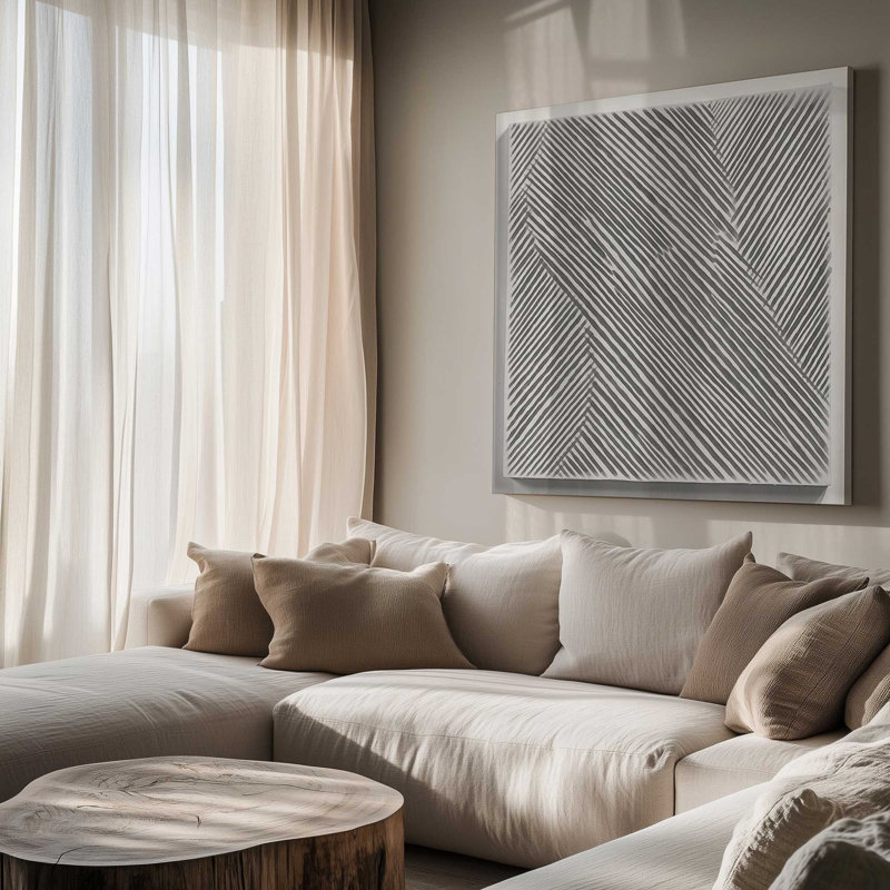 Linear Illusion II Canvas Print, Wrapped Canvas, 32" H x 32" W x 1.25" D