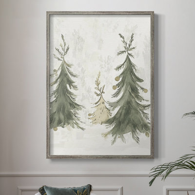 «Christmas Holiday Art» CECXCI, reproduction d'art encadrée - bois massif
