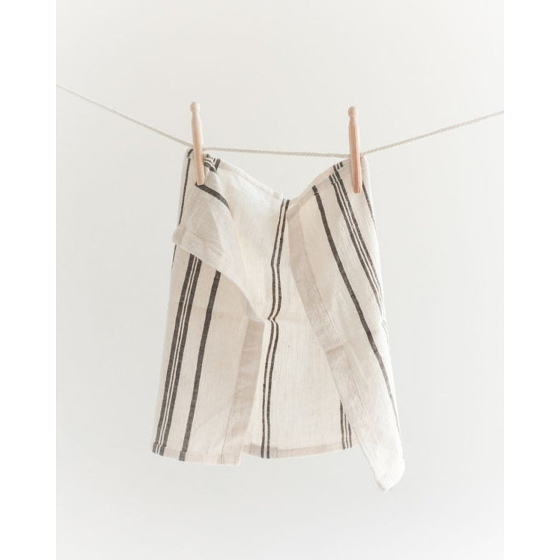 Ensemble de 2 torchons en coton Avery, Gris