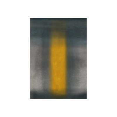 Sofia Fox " Grey And Yellow I " by Sofia Fox