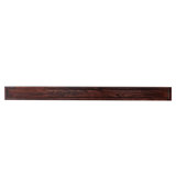 Lotta Wood Fireplace Mantel Shelf - Simple Transitional Design with Grooved Picture Frame Details