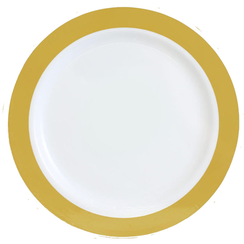 Ensemble de 16 assiettes rondes Ecoqualité