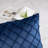 Square 18" Velvet Throw Pillow, Diamond Textured Decorative Pillows-211854835-267509950