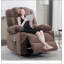 Fauteuil à bascule massant, inclinable et massant pour adultes avec 2 porte-gobelets