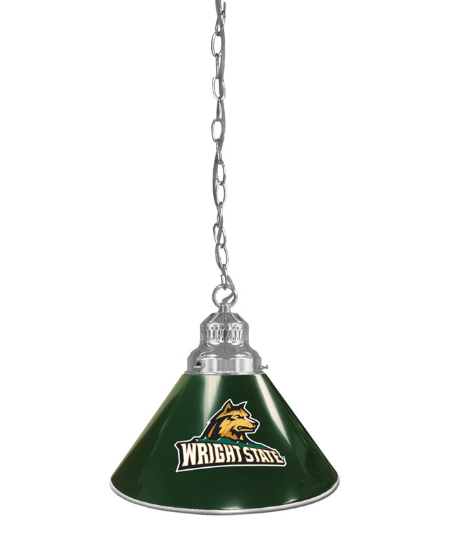Mini-luminaire suspendu 1 lumière NCAA, Crimson Tide d'Alabama, Chrome