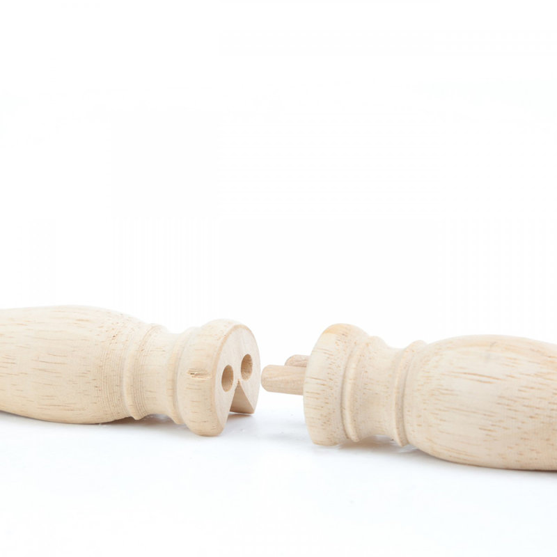 Light Beechwood Traditional Corner Guard with 90-Degree Notch