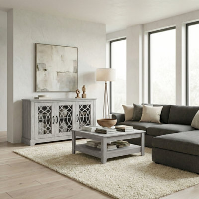 Ensemble de salon Weddel Basilico avec buffet et table basse