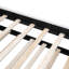 Lit simple tapissier avec lit gigogne et pieds massifs, bois de pin blanc + cadre plateforme combiné et sans sommier-130079151-130079149