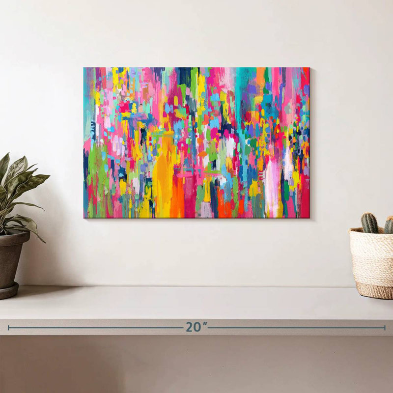 Avery Abstract Vibrant Mix IV, H 8 po x l 12 po