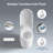 ADA Compliant Elongated Smart Toilet with Foam Shield for Splash & Odor Protection, Auto Open Lid, Bidet Function, Automatic Flush, Warm Air Dryer, Foot Sensor Flush & Night Light (Remote Included)
