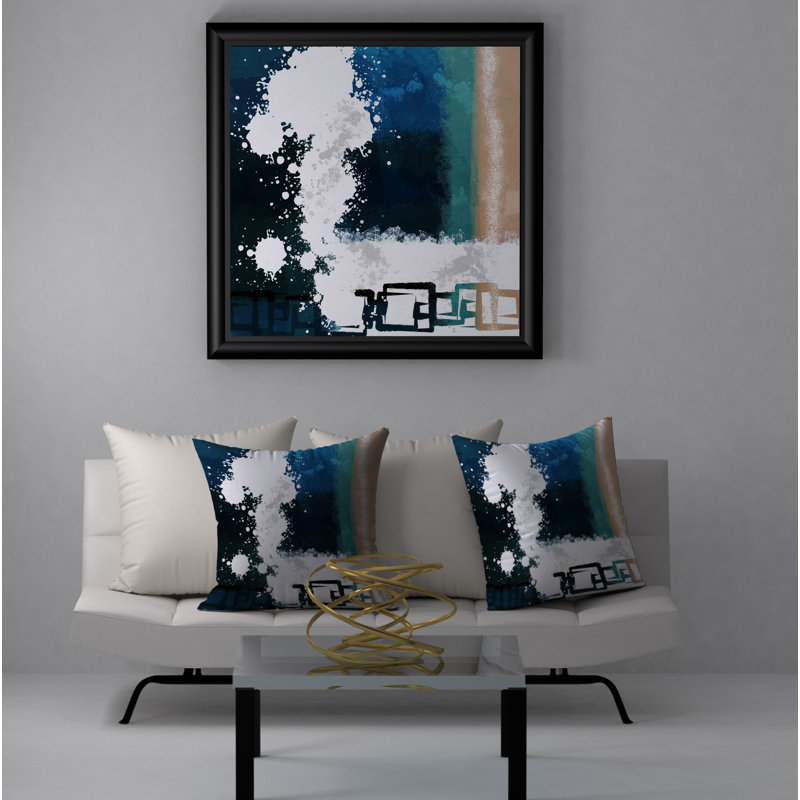 Housse de coussin carrée/insert, 18" x 18"