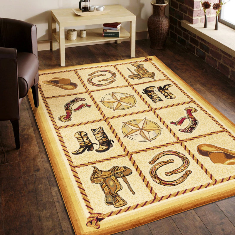 Tapis d'intérieur, tapis Burchell pour espace de vie, Rectangle 7 pi 10 po x 10 pi 3 po