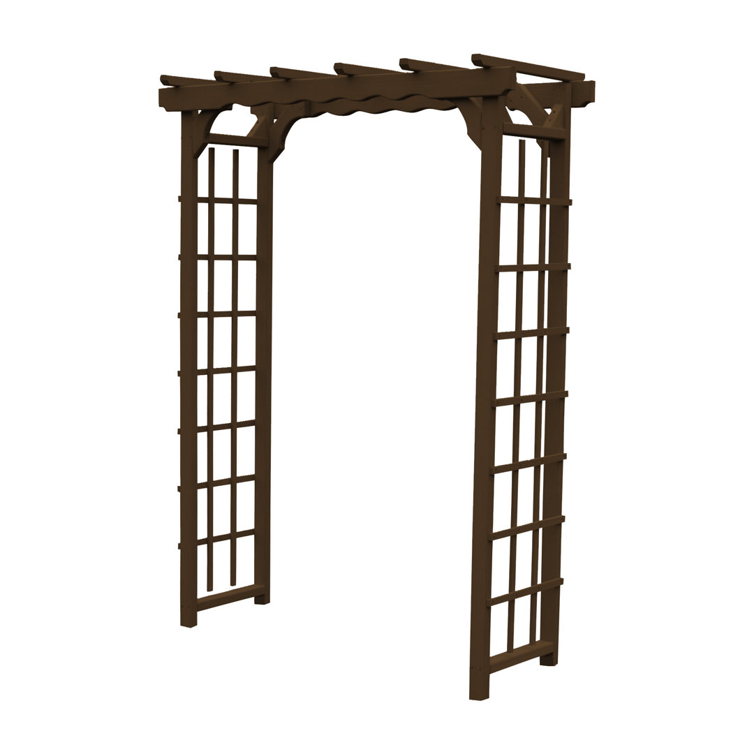 60'' W x 26'' D Solid Wood Arbor A&L Furniture 