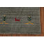 Tapis gris et gris Gabbeh