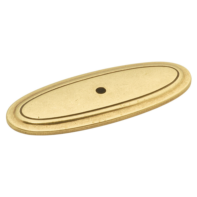 Manor Lancaster Hand Polished Knob Backplate