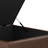 Gabbie 36"W Upholstered Vegan Leather Contemporary Square Lift-Up Coffee Table Storage Ottoman with Hidden Storage-388128258